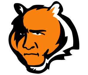 Cincinnati Bengals Manning Face Logo fabric transfer